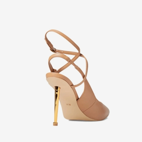 GUESS Staton High Heel Light Natural Nude New In Box - Picture 6 of 17